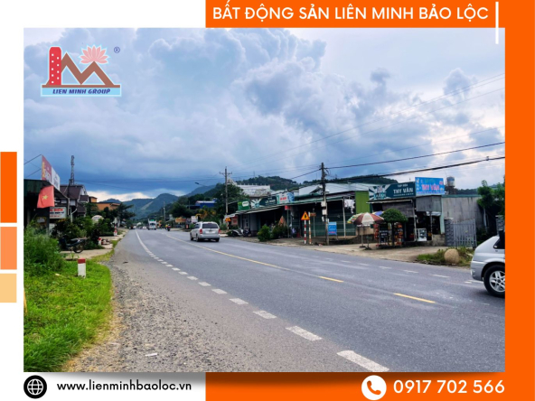 BLD691-Bán Đất 2 Mặt Tiền Quốc Lộ 20 Bảo Lộc