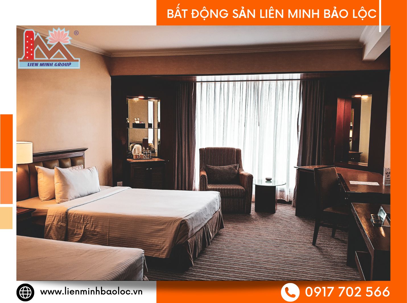 Cho thuê khách sạn kinh doanh tại Bảo Lộc