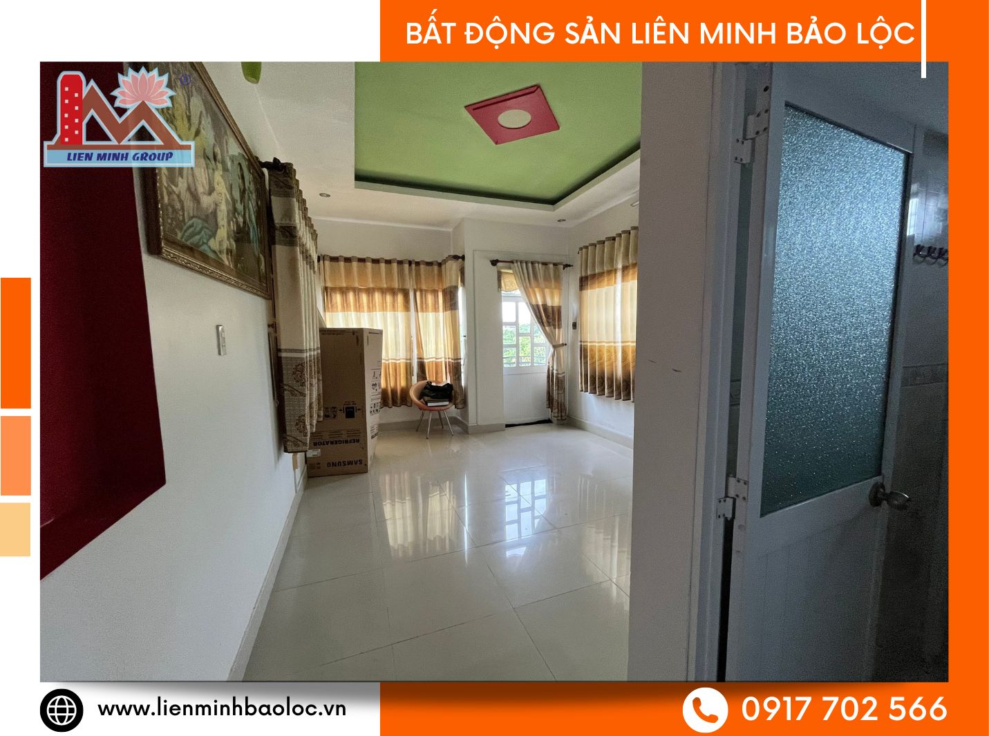 Cho thuê nhà trung tâm phường 1 Bảo Lộc