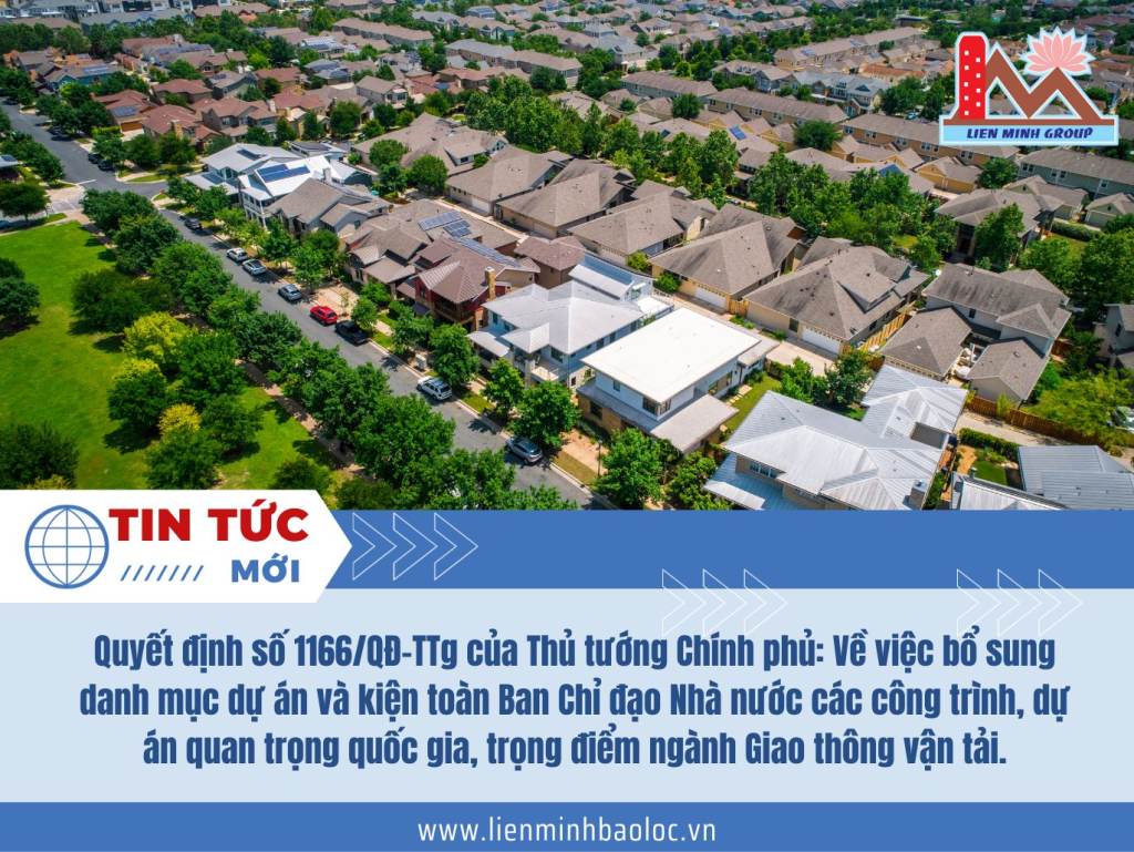 Quyết Định Số 1166_TTg Dự Án Trọng Điểm GTVT