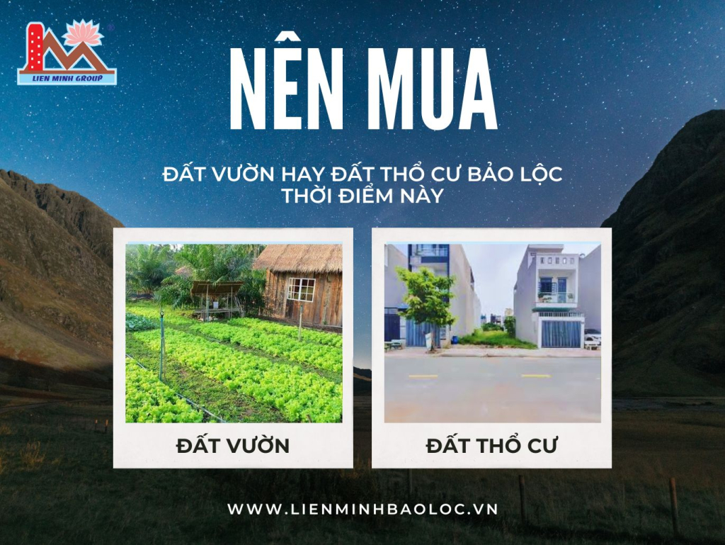 Mua Đất Vườn Hay Đất Thổ Cư Bảo Lộc Thời Điểm Này