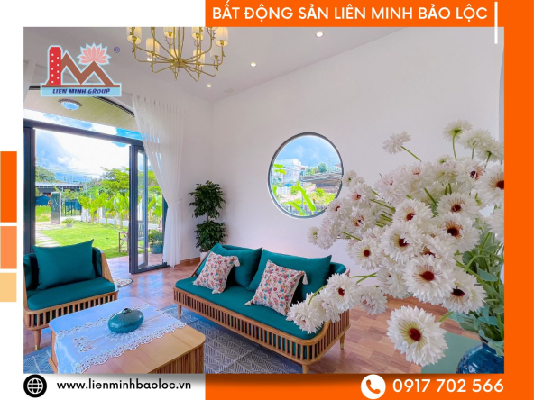 BLN229-Nhà Villa Sân Vườn Lộc Châu Bảo Lộc