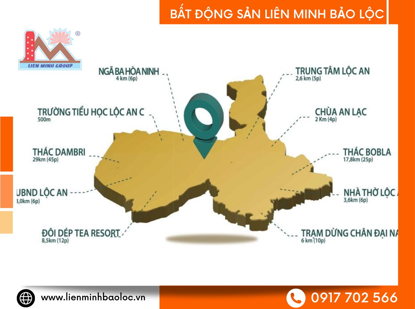 Bán đất trung tâm Lộc An Bảo Lộc gần các tiện ích