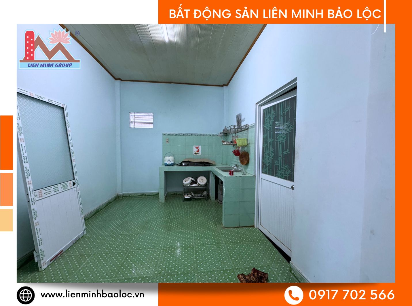 Cho thuê nhà trung tâm phường 2 Bảo Lộc