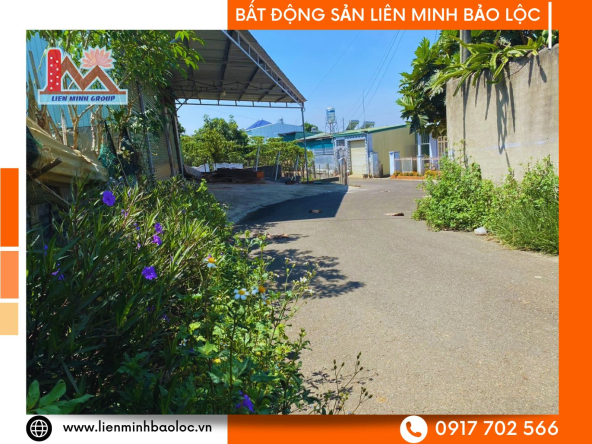 BLD963-Đất Mạc Đĩnh Chi Phường 2 Bảo Lộc 1 Tỷ 350 Triệu