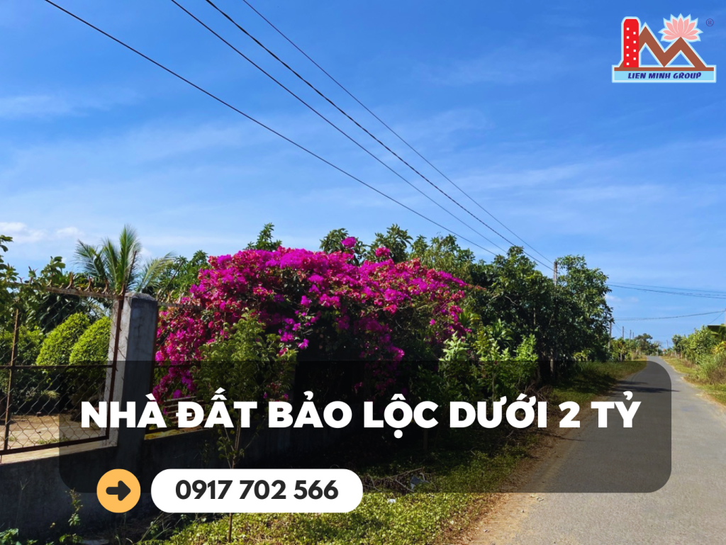 Nhà Đất Trung Tâm Bảo Lộc Dưới 2 Tỷ