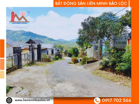 BLD1000-Bán Đất Trần Phú Lộc Sơn Bảo Lộc