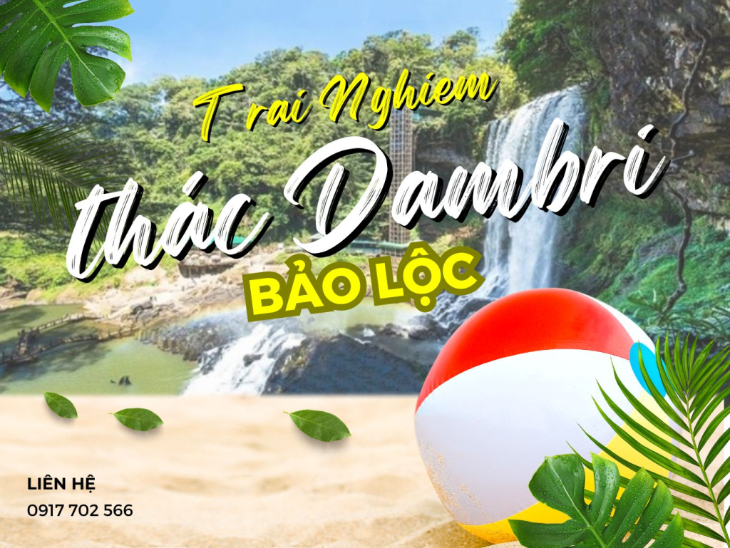 Khám phá thác Dambri-Thác nước lớn nhất Bảo Lộc