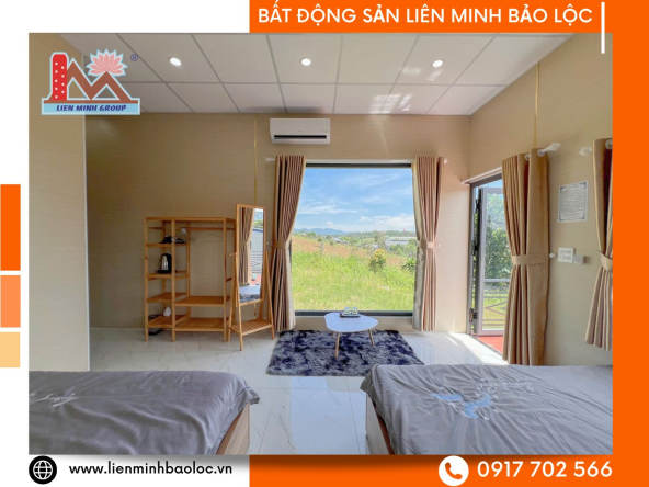 BLN456-Nhà Nghỉ Dưỡng Homestay Đambri Bảo Lộc
