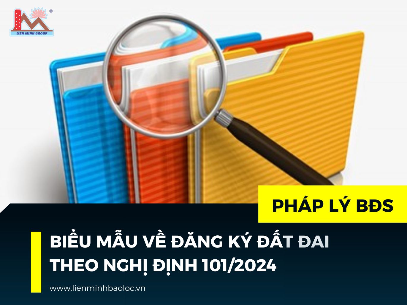Biểu mẫu về đăng ký đất đai theo Nghị Định 101/2024