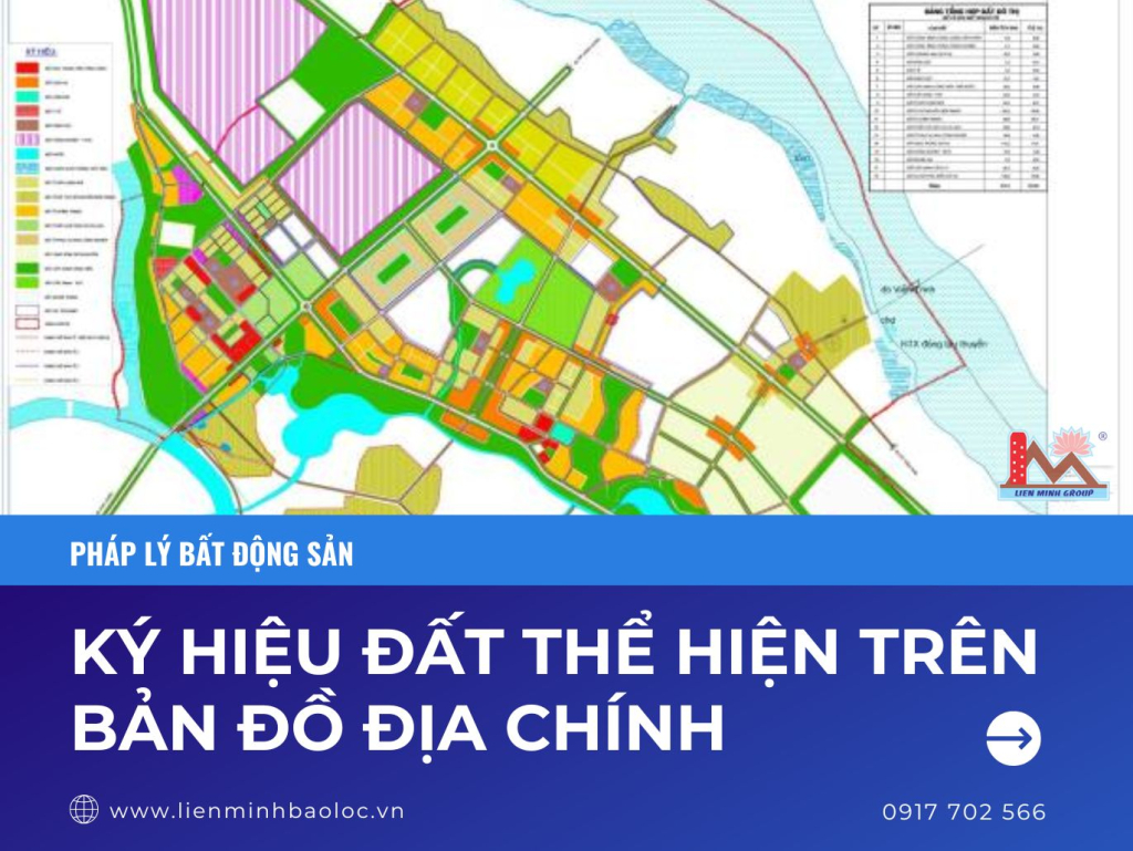 53 ký hiệu đất thể hiện trên bản đồ địa chính