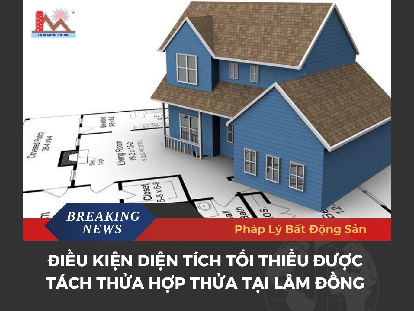 Điều kiện diện tích tối thiểu được tách thửa hợp thửa tại Lâm Đồng