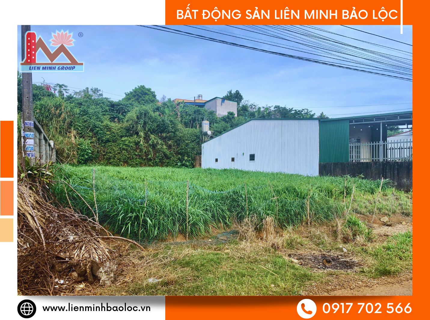 Đất full thổ cư mặt tiền Bảo Lộc