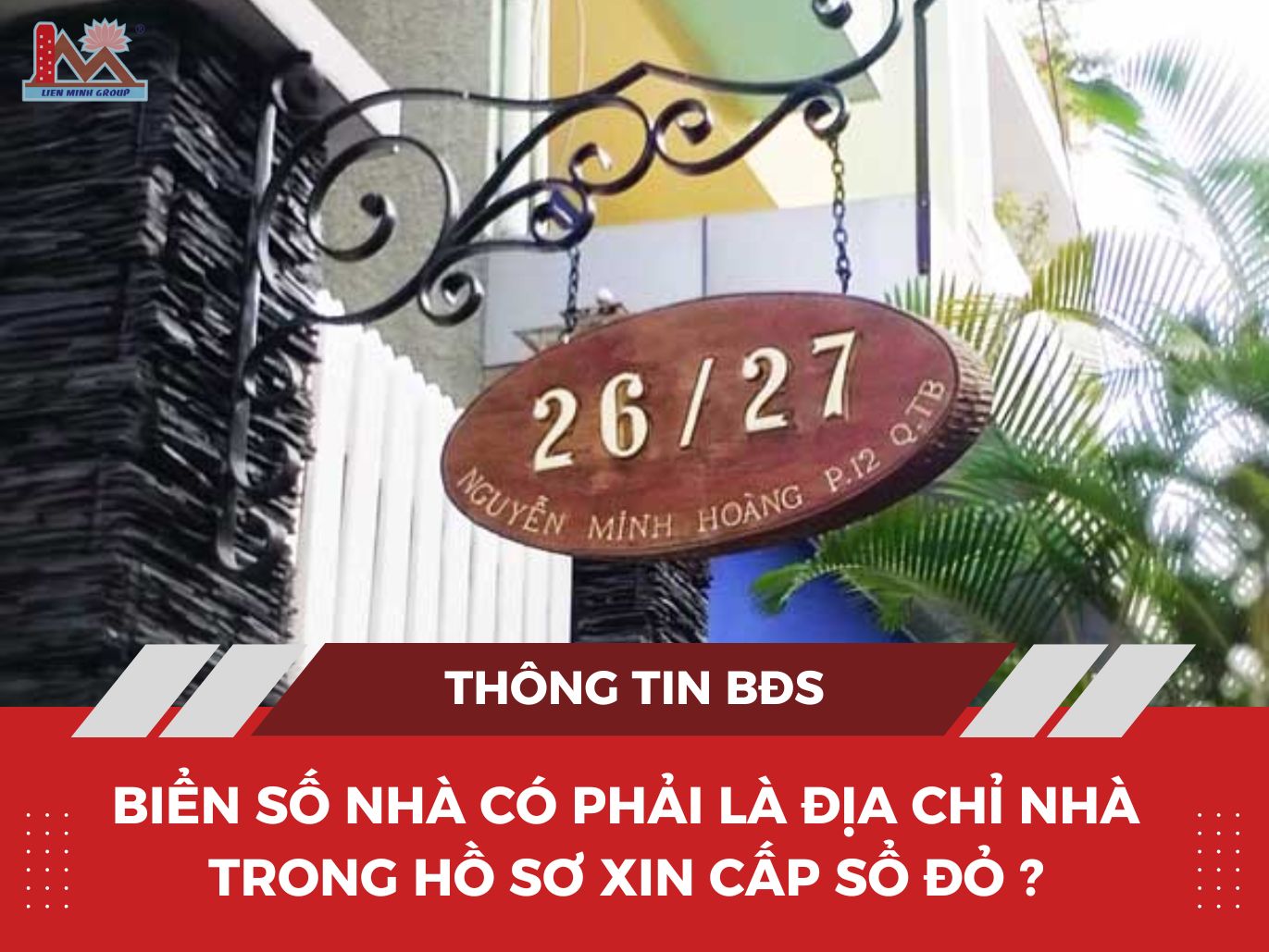 Biển số nhà có phải là địa chỉ nhà trong hồ sơ xin cấp sổ đỏ