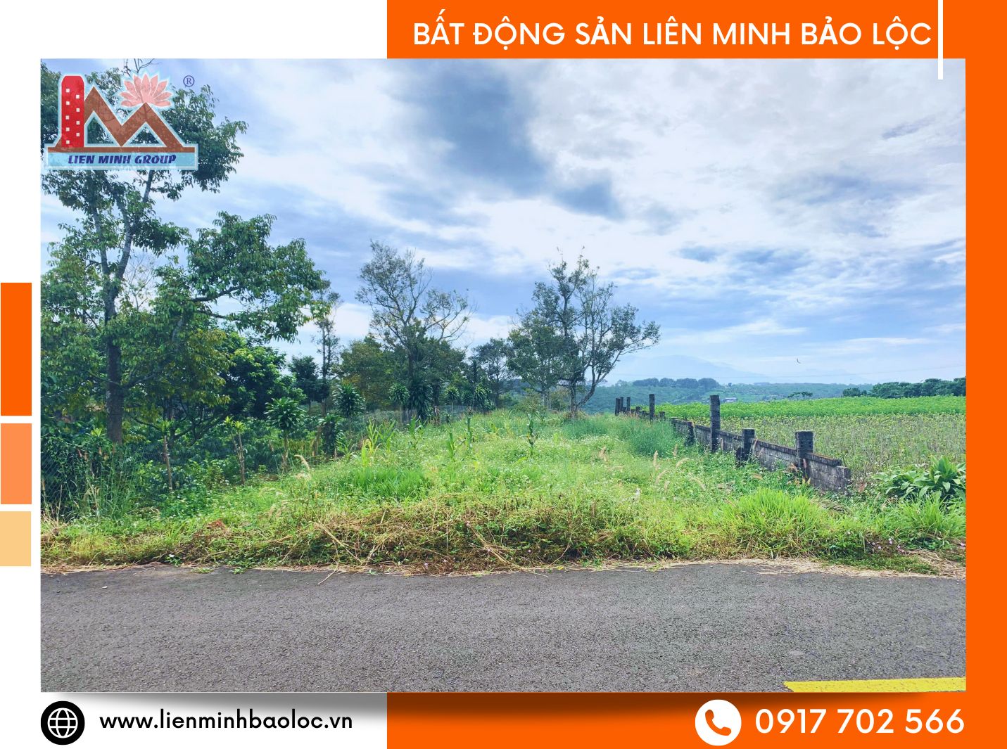Bán đất sào mặt tiền rộng tại Lộc Tiến Bảo Lộc