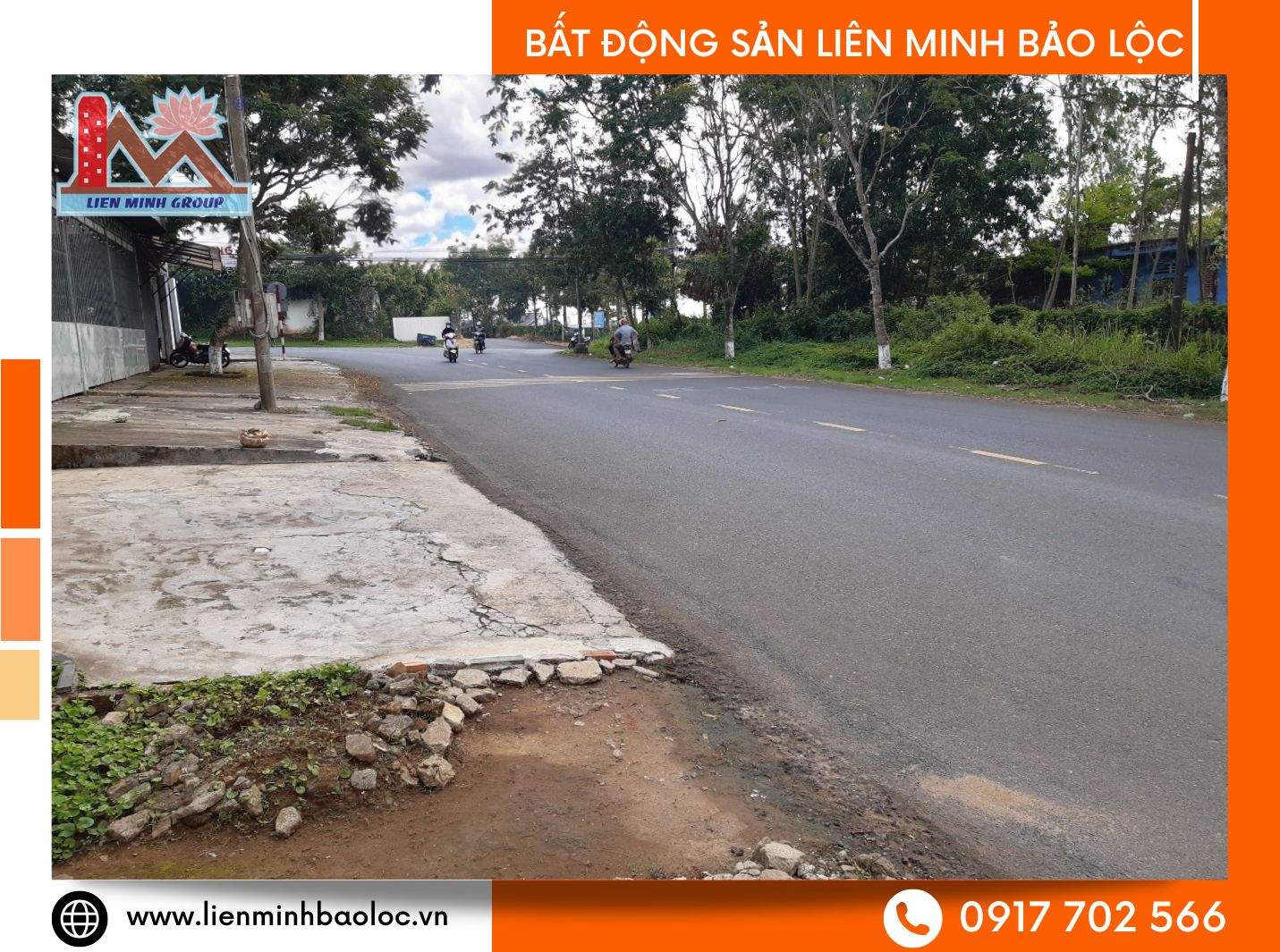 Đất mặt tiền full thổ cư ở trung tâm phường 1 Bảo Lộc